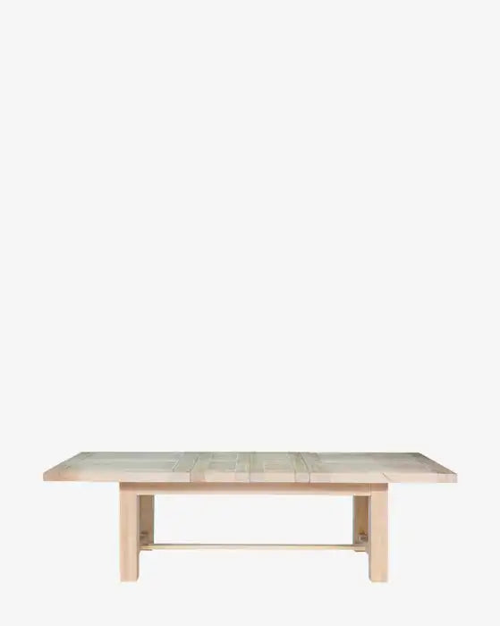 Premium Extendable Solid Oak Trestle Dining Table for Modern Homes