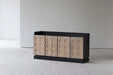 French Rustic Recycled Pine Sideboard Cabinet for Dining & Living Room Storage