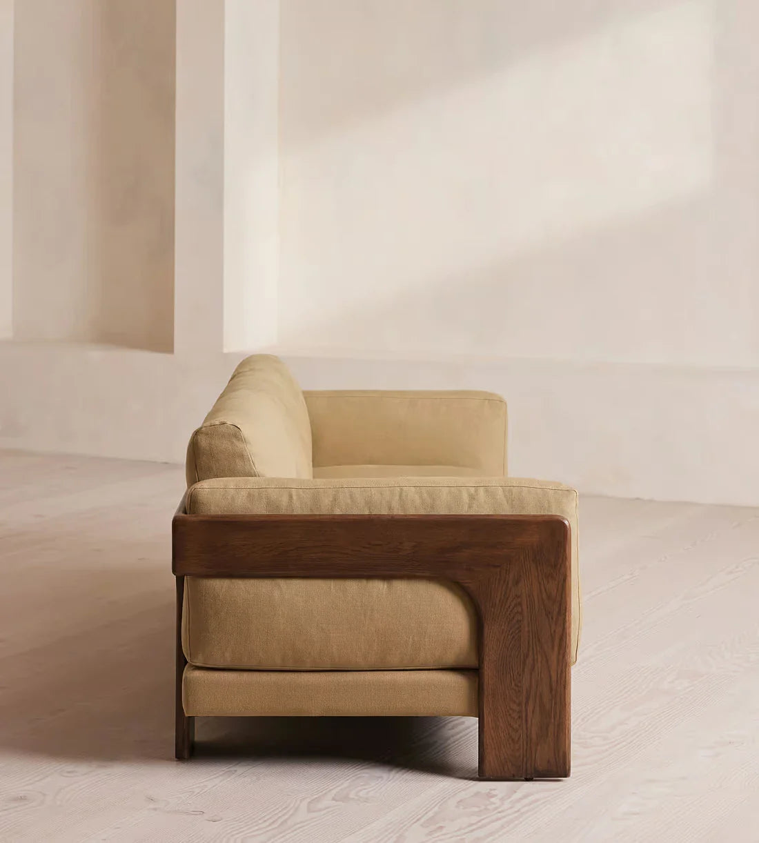 Modern Modular Luxury Three-Seater Sofa for Living Room, Durable Handcrafted Design