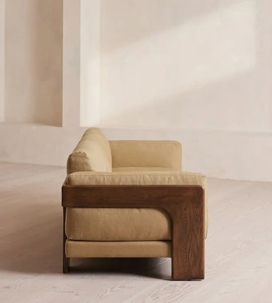 Modern Modular Luxury Three-Seater Sofa for Living Room, Durable Handcrafted Design
