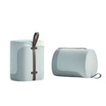 Plush Round Velvet Ottoman Pouf: Modern Living Room Seating Accent