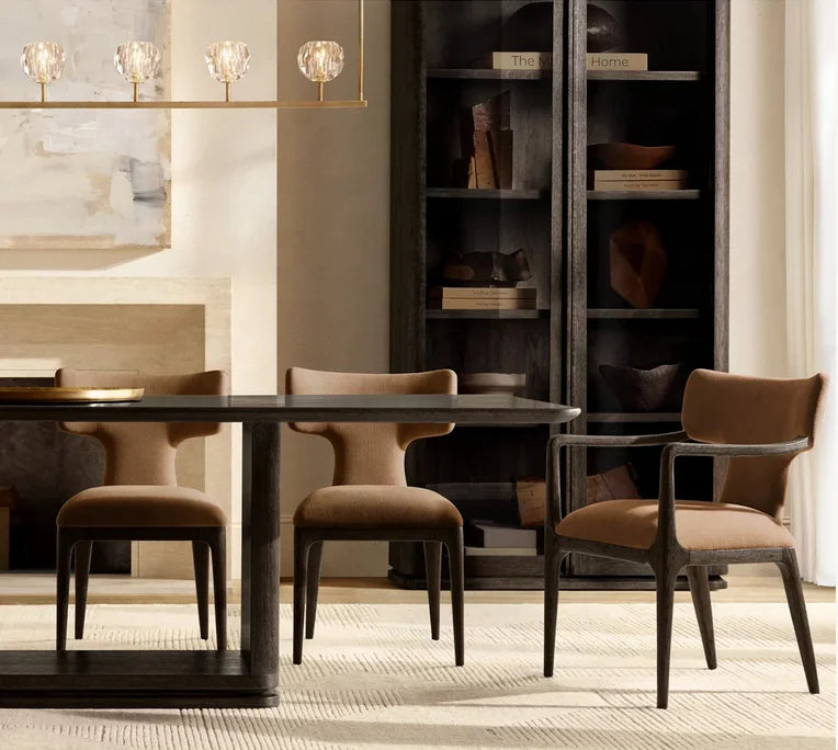 Premium American Solid Wood Dining Table, Customizable for Home & Hotel