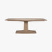 Eight-Seater French Farmhouse Solid Oak Rectangular Dining Table