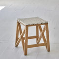 Versatile Scandinavian Modern Wood Stool: Elegant Side Table and Dining Chair