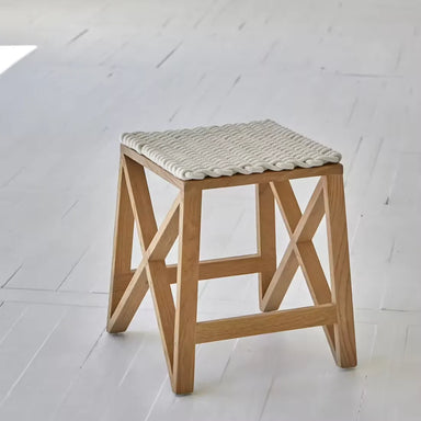 Versatile Scandinavian Modern Wood Stool: Elegant Side Table and Dining Chair