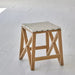 Versatile Scandinavian Modern Wood Stool: Elegant Side Table and Dining Chair