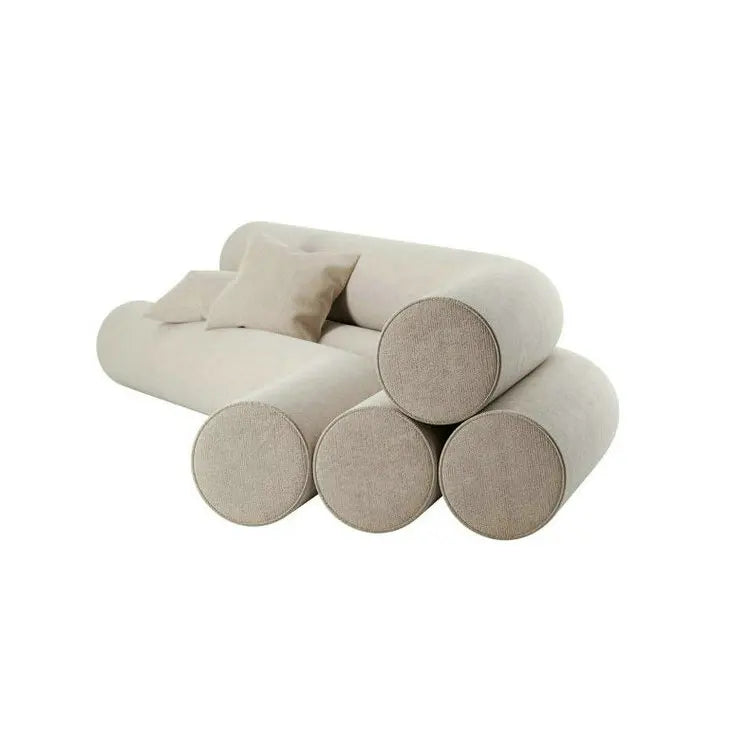 Modern Luxury Curved Velvet U-Shape Living Room Sectional Sofa Set