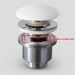 Colorful Ceramic Pop Up Drainer for Bathroom Art Basins, Easy Installation