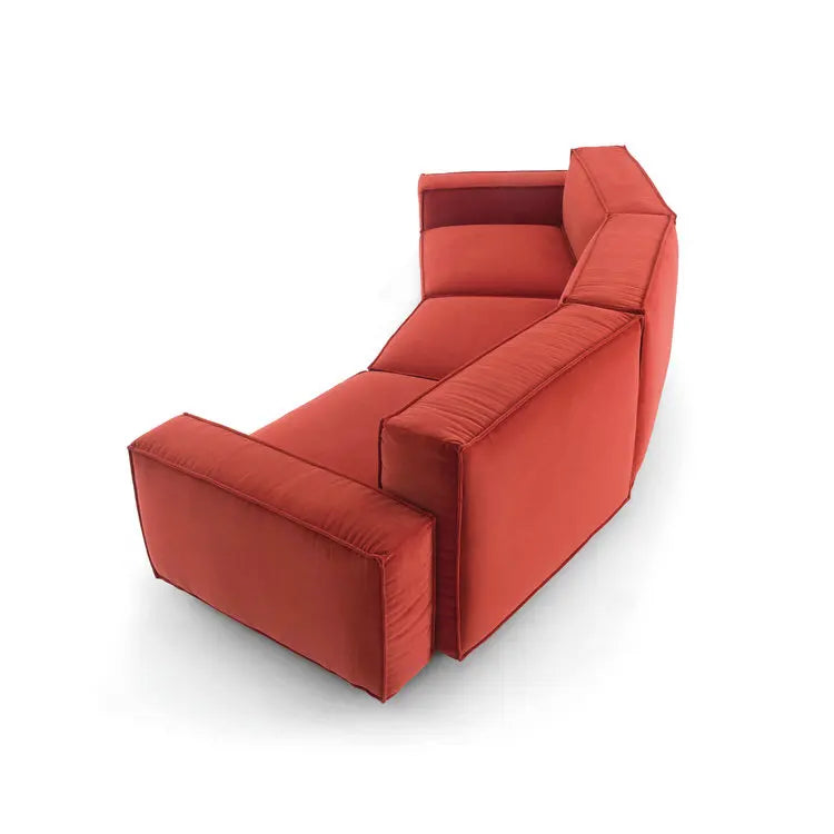 Luxury Velvet Curved Modern Sectional Living Room Sofa Set