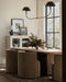 Luxurious Velvet Swivel Dining Chair: Modern Half-Round Back Accent Seating