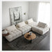 Plush Modern Sectional Cloud Sofa Boucle Fabric Customizable Nordic Design