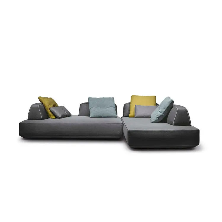 Modern Light Luxury Velvet Modular L-Shape Sofa Set for Living Room Comfort