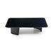Luxury Marble & Solid Wood Ellipse Coffee Table for Living Room