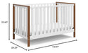 Premium 4-in-1 Convertible Baby Crib Toddler Daybed Full-Size Kids Bed