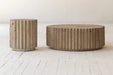 Recycled Pine End Table Stool - Modern Living Room Accent Furniture
