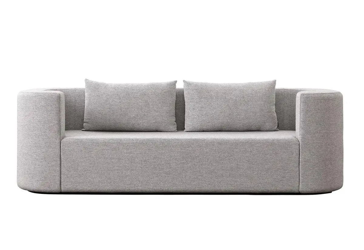 Luxury Velvet 3-Seater Curved Sofa: Modern Living Room Furniture with Solid Wood Frame