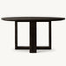 Elegant American Classic Solid Wood Round Dining & Conference Table Customizable