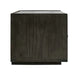 Modern Black Oak 2-Drawer Soft Close Luxury Bedroom Nightstand