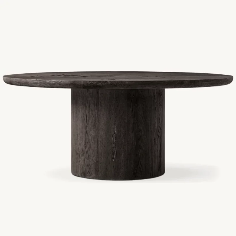 Elegant Modern Solid Wood Dining Table for Home, Hotel, Villa