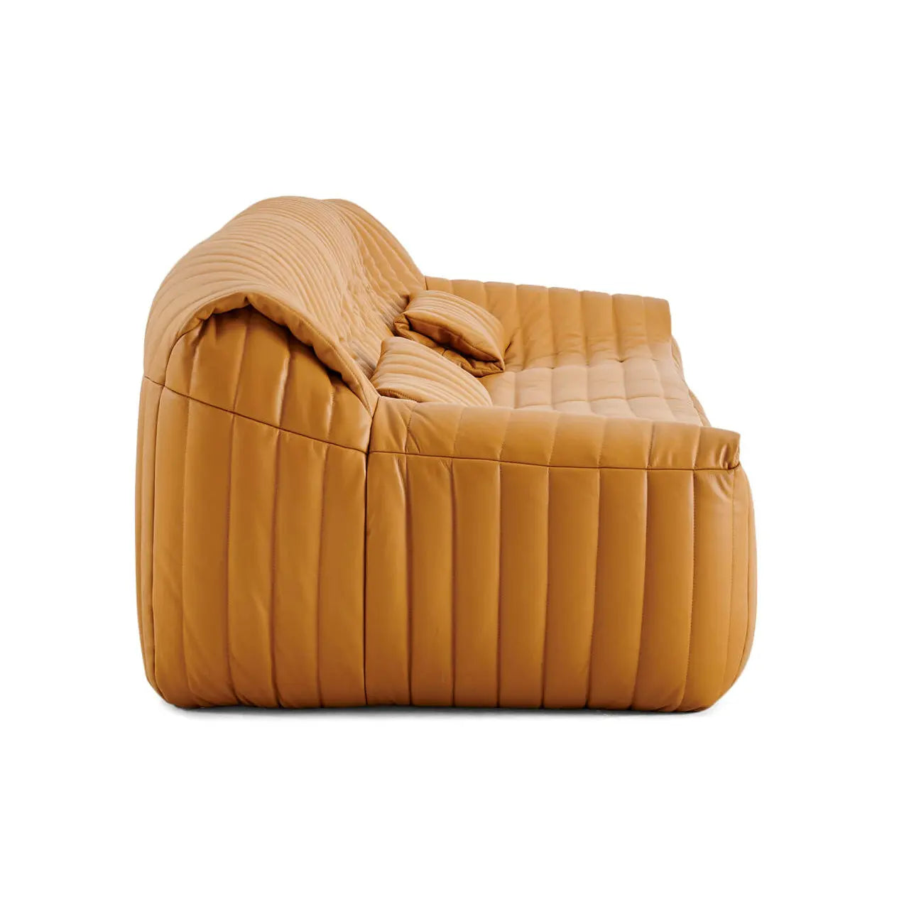 Modern Minimalist Leather Upholstered Sofa Couch for Living Room Comfort