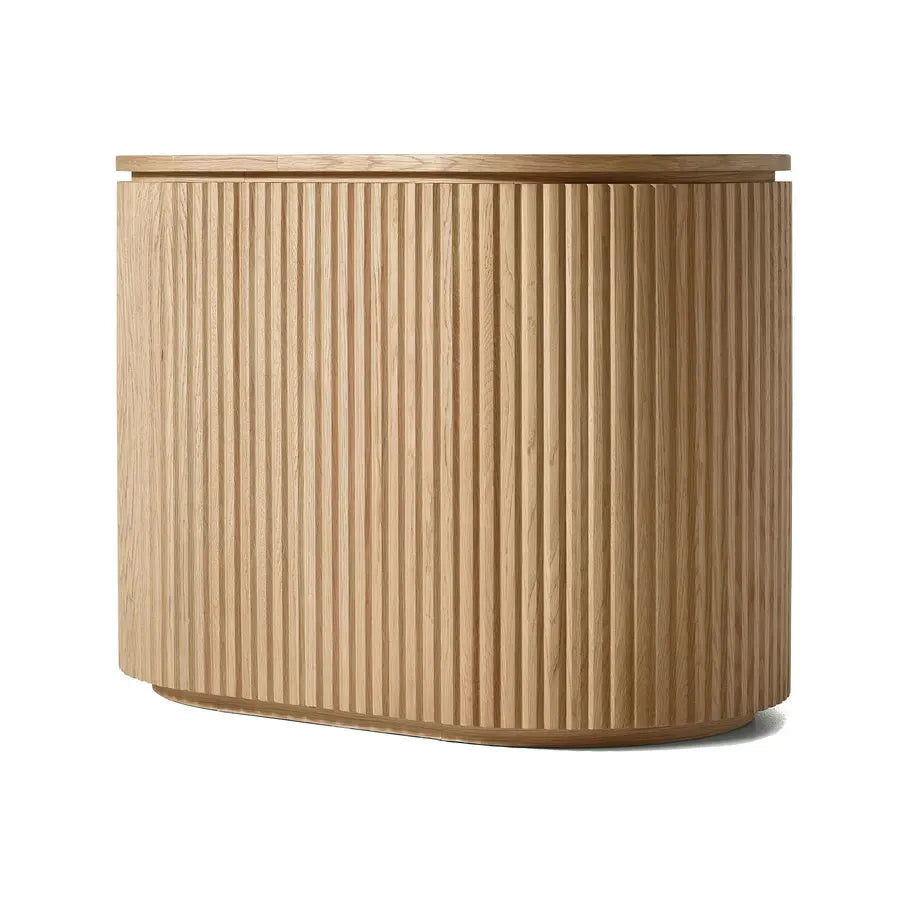 Modern Luxury Solid Wood Burl 3-Drawer Nightstand with Ample Storage