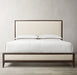 Luxury Modern Solid Wood Bed for Home Bedroom, Queen King Size