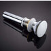 Colorful Ceramic Pop Up Drainer for Bathroom Art Basins, Easy Installation