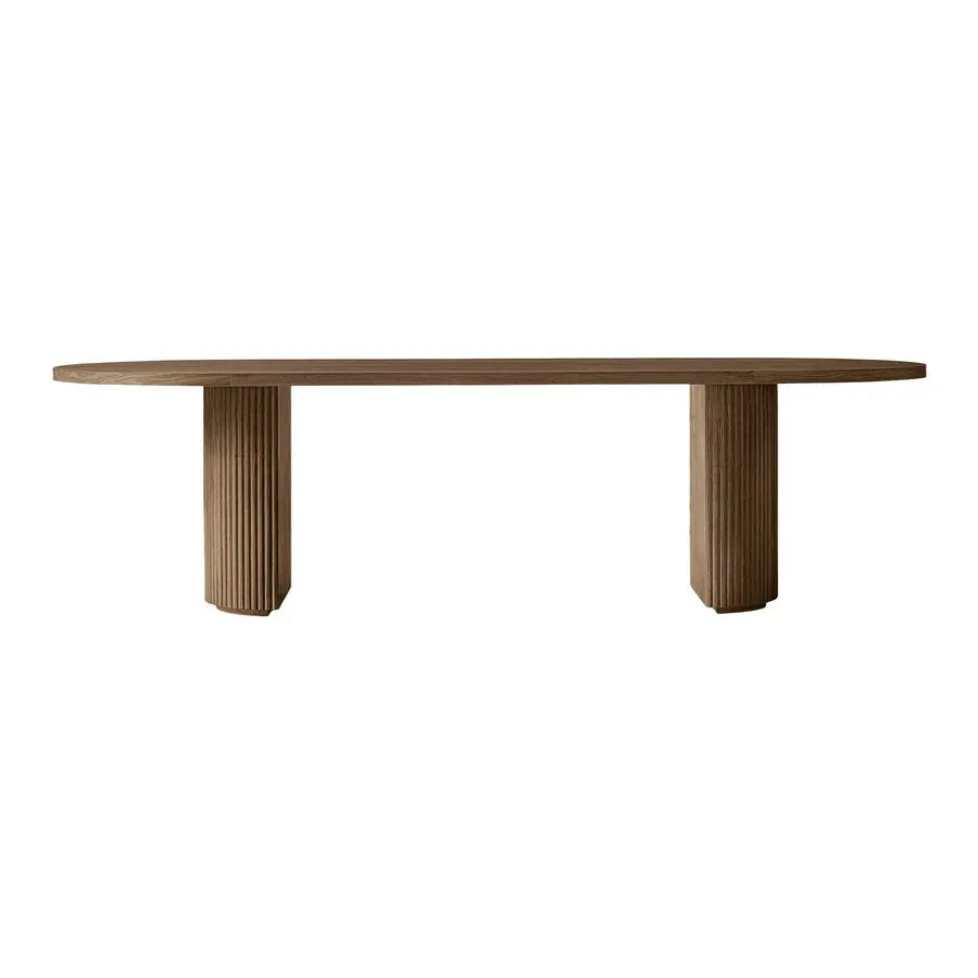 Luxury Postmodern American Style Solid Wood Rectangular Dining Table