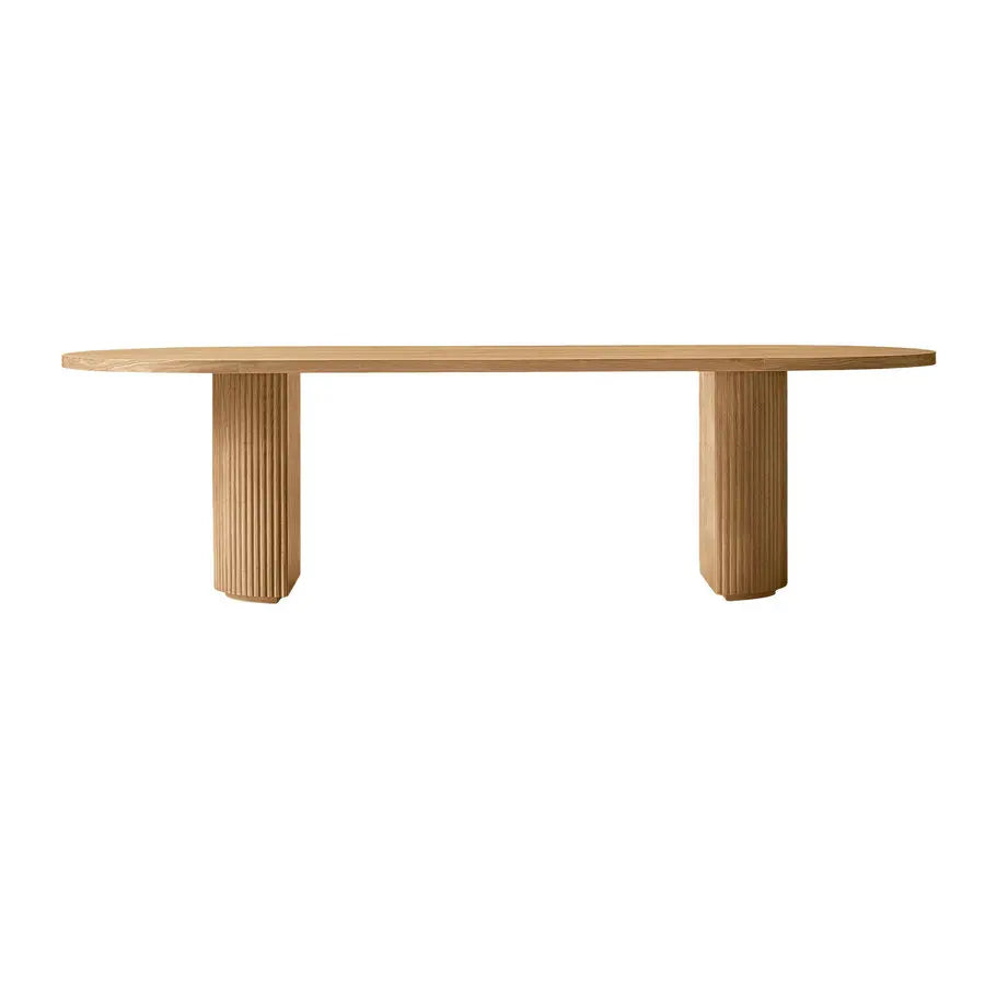 Luxury Postmodern Handcrafted Wooden Rectangle Dining Table