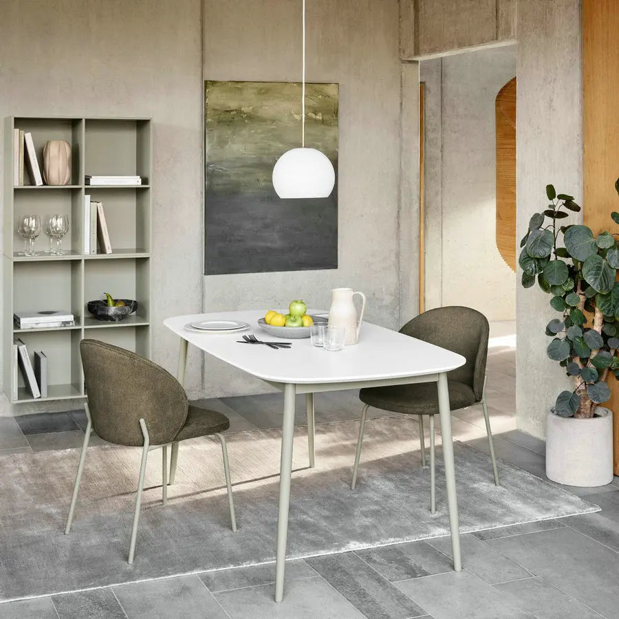 Nordic Modern Luxury White Extendable Oval Dining Table for 12 Seaters