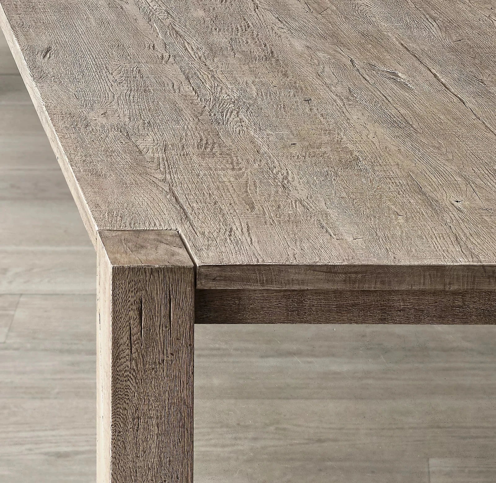 Premium Solid Wood Rectangular Dining Table - Modern Home Furniture