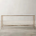 Customizable Modern Marble Top Side Table with Metal Legs for Home & Hotel
