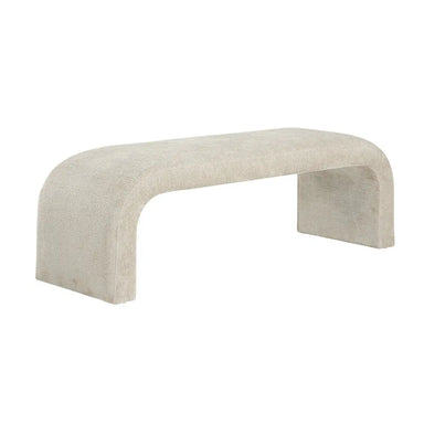 Modern Velvet Arch Ottoman Bench, Living Room & Bedroom Luxury Seating