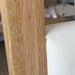 Weathered Solid Oak Upholstered Canopy Bed - Modern King/Queen Design