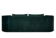 Luxury Velvet 3-Seater Curved Sofa: Elegant Round Living Room Furniture