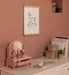 Pink Princess Wooden Vanity Table with Mirror & Stool Set