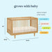 Versatile 3-in-1 Wooden Baby Crib: Easy Assembly, 4-Height Adjustable Mattress