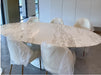 Tostone Luxurious Arabescato Corchia Marble Dining Table for Modern Homes