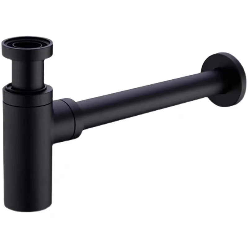 Premium Copper Pop-Up Drainer S-Trap Waste Pipe for Washbasin Accessories