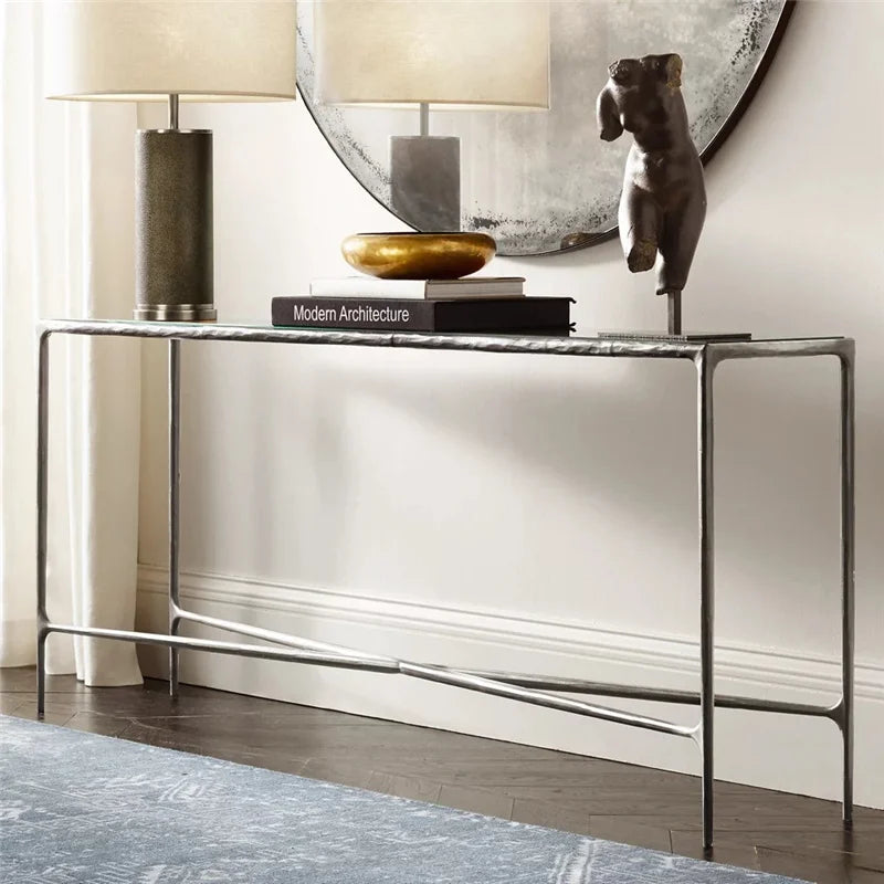 Elegant Modern Marble Top Side Table for Living Room, Bedroom Decor