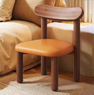 Durable Solid Wood Kids Backrest Chair with Soft Padded Seat for Playroom