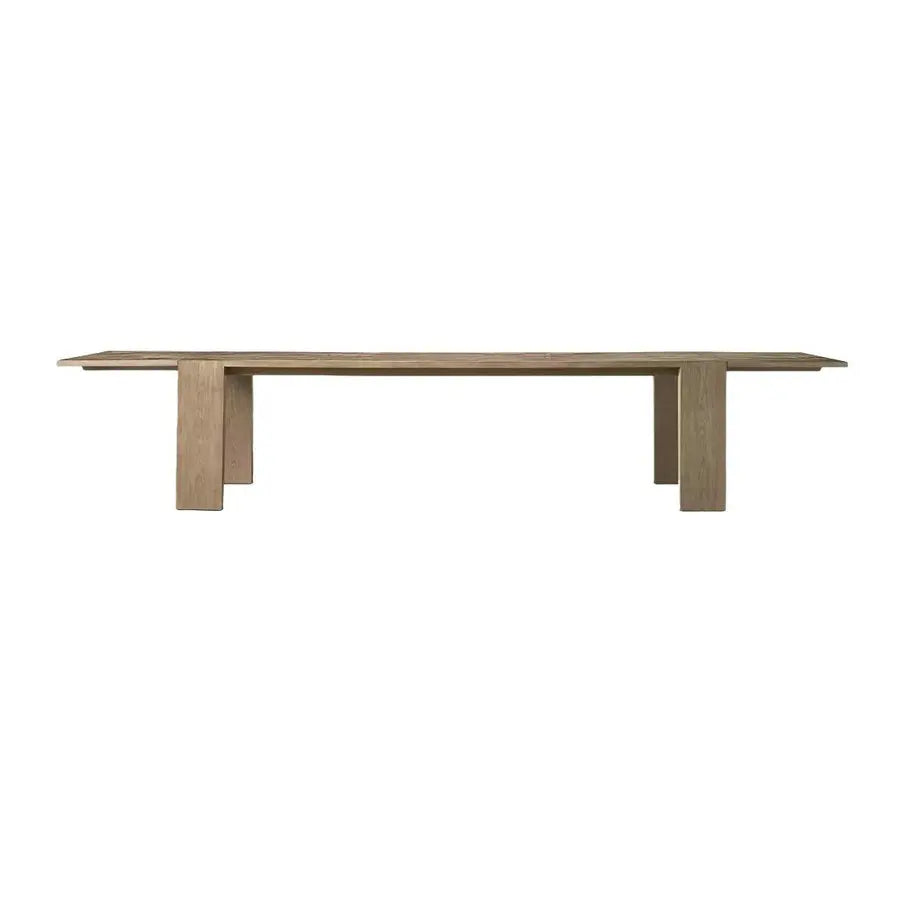 Luxury Italian Modern Extendable Wood Dining Table Set, 6-10 Seater Rectangular