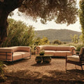 Modern Luxury Fabric Chaise Lounge Sofa with Sturdy Oak Wood Legs