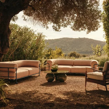 Modern Luxury Fabric Chaise Lounge Sofa with Sturdy Oak Wood Legs