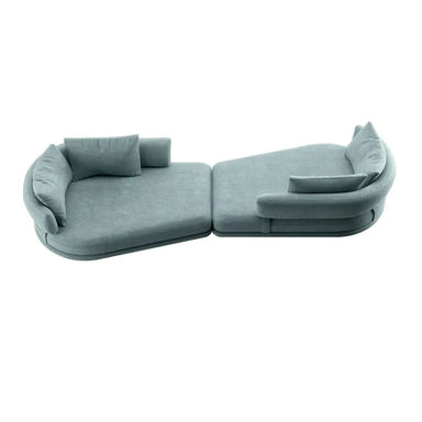 Luxury Curved Modular Fabric Sectional Sofa - Ergonomic Designer Living Room Couch