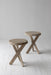 Mid-Century Vintage Reclaimed Wood Multifunctional Side Table, End Table, Stool