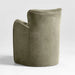 Luxurious Olive Green Velvet Dining Chair with Button Tufting, Solid Oak Wood Frame