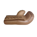 Modern Luxury Hand Bone Shape Daybed Sofa, Faux Leather Lounge Chair