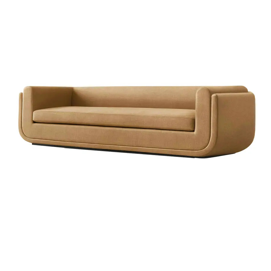 Modern Curved Velvet Sectional Sofa for Luxury Spaces