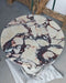 Tostone Modern Calacatta Viola Marble Side Table - Durable Living Room Accent